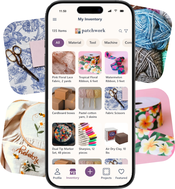 Patchwork app — inventory management for makers