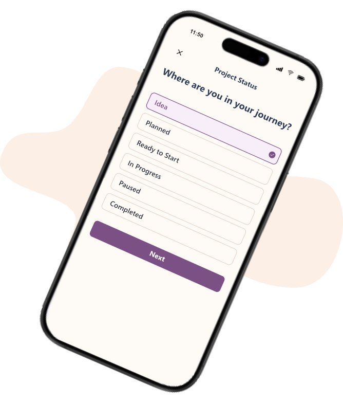 Project milestones in Patchwork app